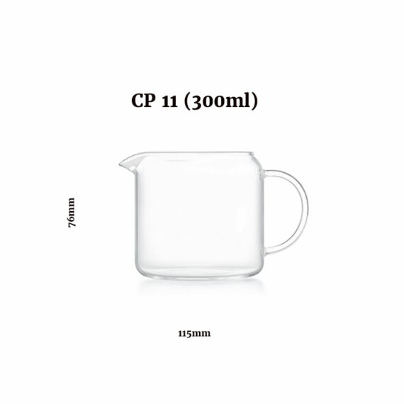 Glass Tea Jug size