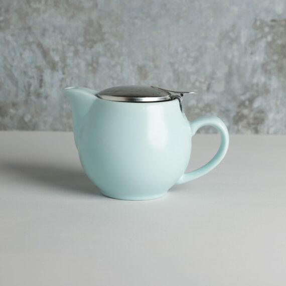 Baby Blue Ceramic Tea Pot